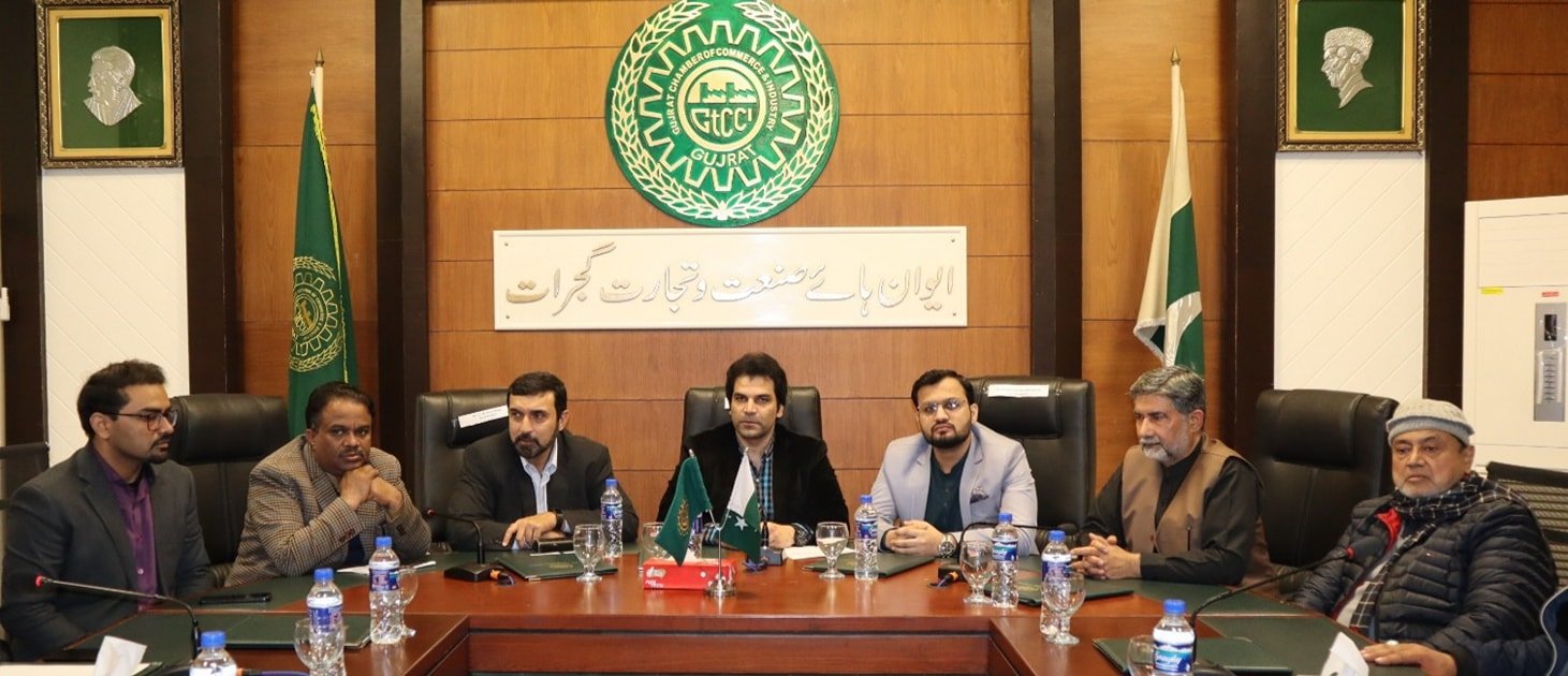 Mr.Muhamamd Asim Qadri #General_Secertary of #All_Pakistan_Foundry_Association , Mr.Muhammad Shafique Shahid #PFA Executive Coordinator for Gujranwala ,Mr.Abdul  Hameed   #President of #Gujrat_Foundry_Association visited#Gujrat_Chamber_of_Commerce_and_Industry