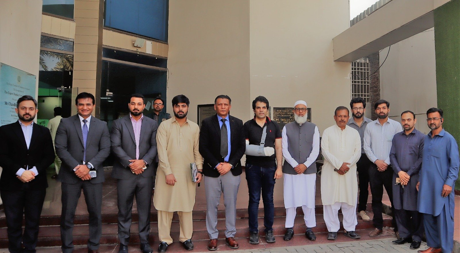 The #Meeting #Session was held in Gujrat Chamber of commerce and Industry with Pakistan Sports Goods Manufacturing and Exporters Association #PSGMEA under the presidency of Mr. Sikander Ishfaq Razi #President #GtCCI .
