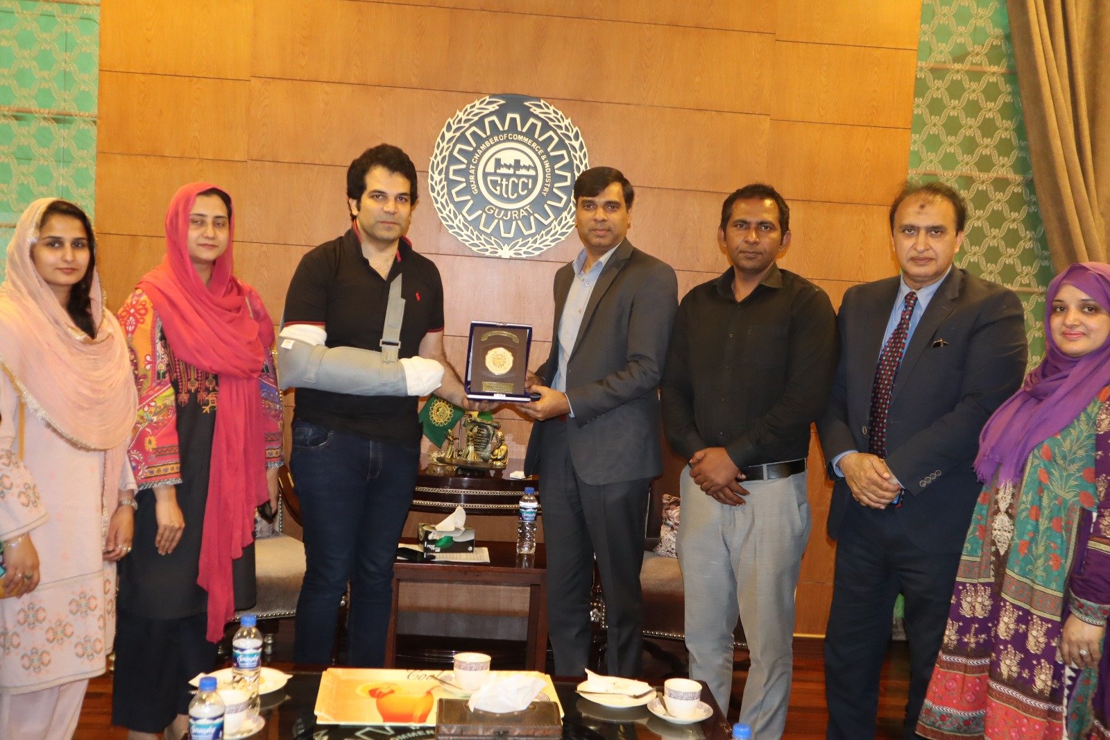 A #meeting #session was held at Gujrat Chamber of Commerce and Industry with #School of #Law University of Gujrat #UOG under the presidency of Mr. Sikander Ishfaq Razi #President #GtCCI.