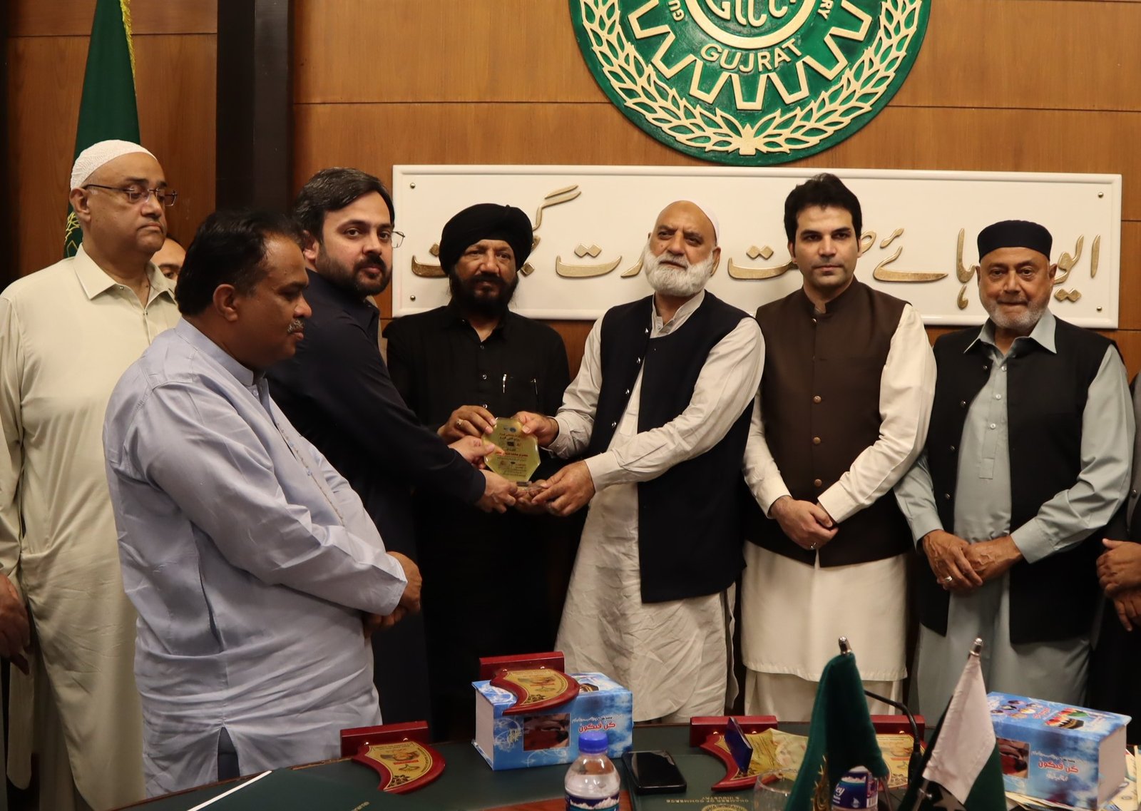 Dr. Muhammad Afzal Raaz #Chairman #Literary_Standing_Committee organized an #event named by #Inaami_Bethak, #Eid_Milan #Mushaira 2022-23 and #Labour_Day in Gujrat Chamber of Commerce and Industry