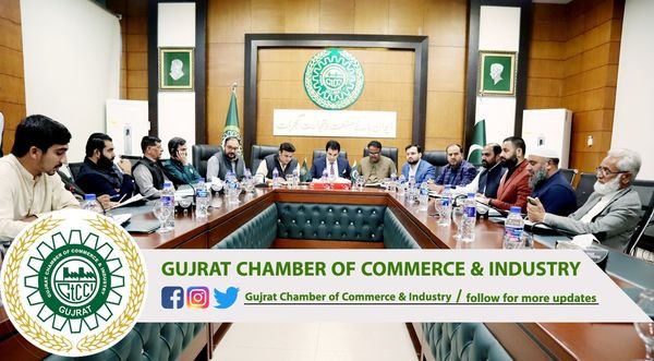 The 14th #Executive_Body Meeting of Gujrat Chamber of Commerce & Industry was held under the presidency of Mr. Sikander Ishfaq Razi #President #GtCCI along with Mr. Ch. Muhammad Asad Bhatti #S_V_P and Mr. Muhammad Masoom Qamar #V_P #GtCCI. In the meeting, previous proceedings and accounts were approved and other agenda points were discussed.