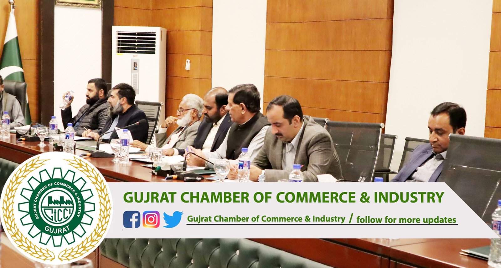 The #15th #Executive_Body Meeting of Gujrat Chamber of Commerce & Industry was held under the presidency of Mr. Sikander Ishfaq Razi #President #GtCCI along with Mr. Ch. Muhammad Asad Bhatti #SVP and Mr. Muhammad Masoom Qamar #VP #GtCCI.