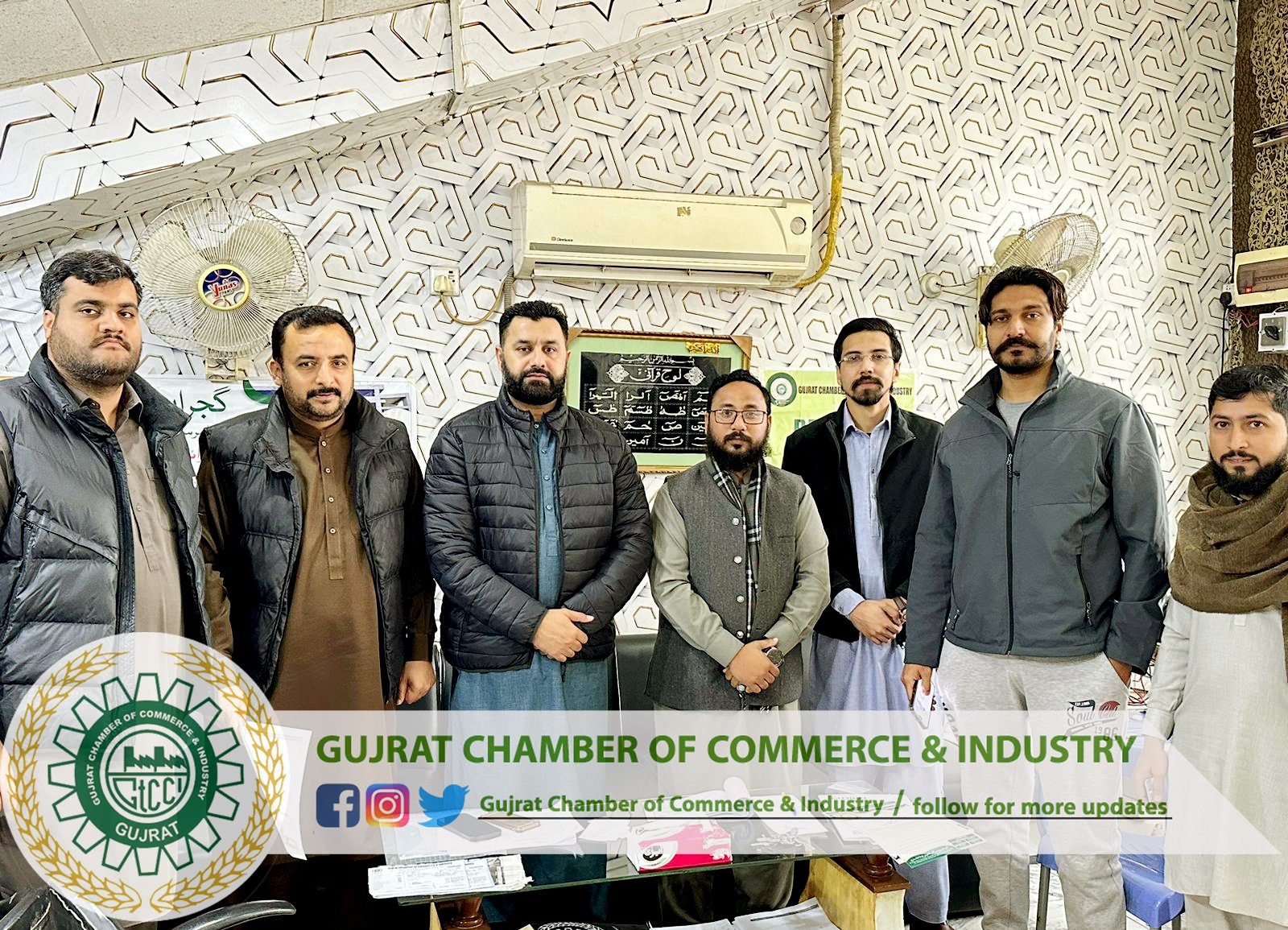 #Gujrat_Chamber_of_Commerce_and_Industry organized membership #Renewal_help_desk for 2024-25, for the convenience of members to renew their #membership, a #Renewal_help_desk was set up at Pace Travels #Gujrat
