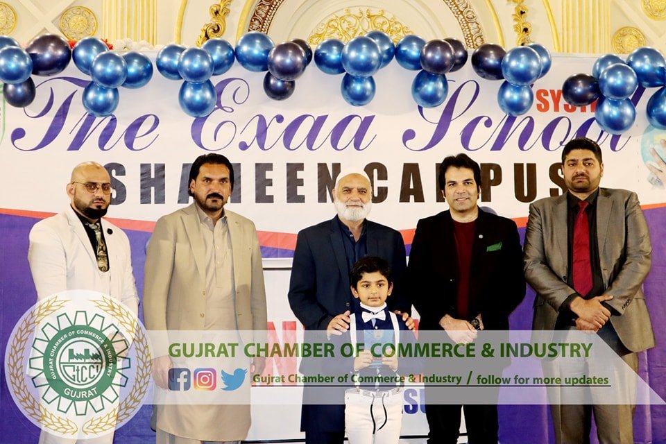 Mr. Sikander Ishfaq Razi #President #GtCCI along with Mr. Haji Nasir Mehmood #Group_Leader #Shaheen_Group attended the annual function of #The_Exa_School #Shaheen Campus  as Chief Guest.Mr. Pres