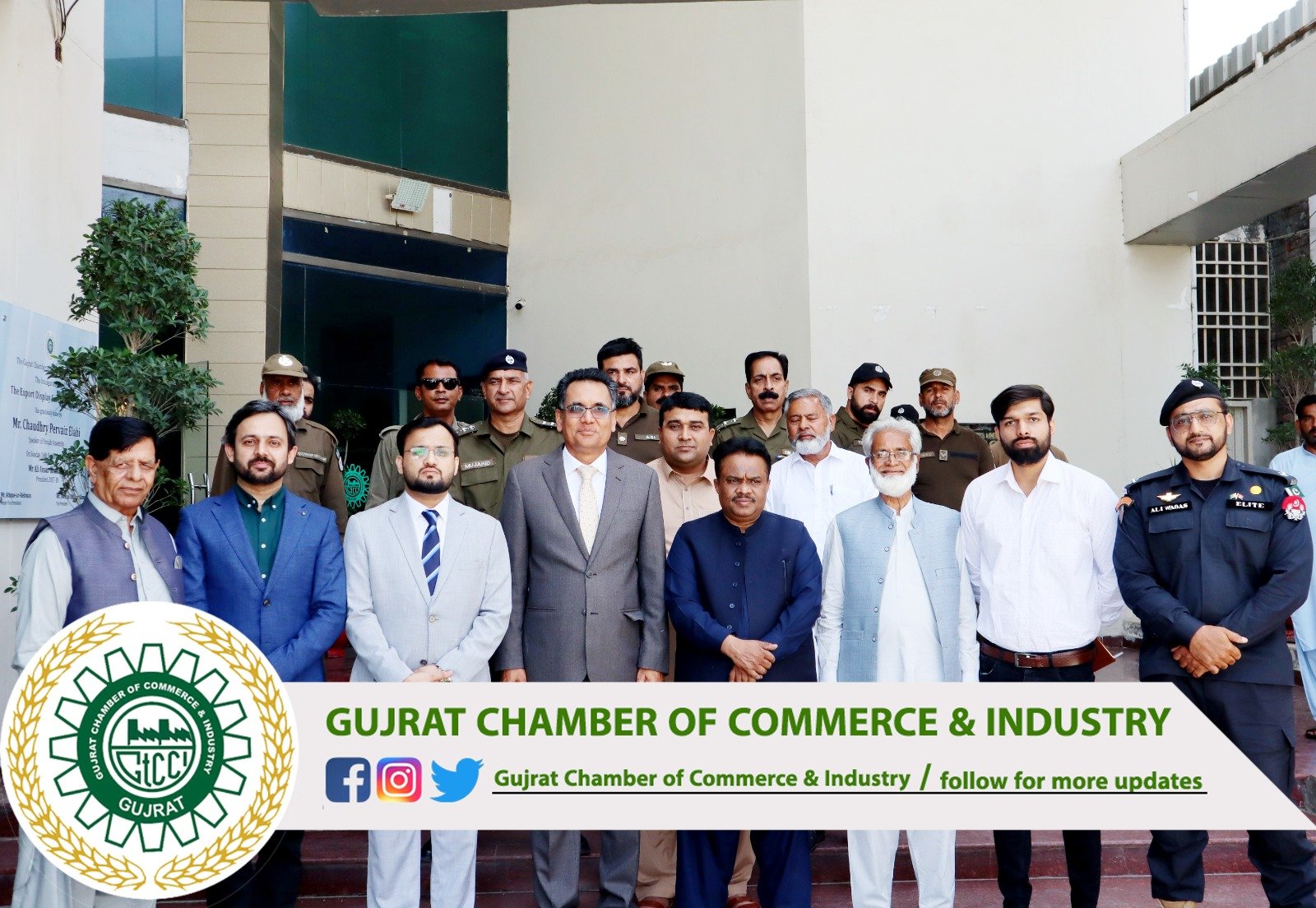 His Excellency MD Ruhul Alam Saddique, the #High_Commissioner of #Bangladesh to #Pakistan, paid a visit to the Gujrat Chamber of Commerce & Industry where he engaged in discussions with the local business community.